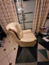 canapé cuir 2 places et 2 fauteuils cuir