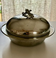 Légumier en etain argenté