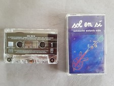 🎧 Cassette audio / K7 Audio Tape - Sol En Si (Solidarité Enfants Sida) Bleue 🎧