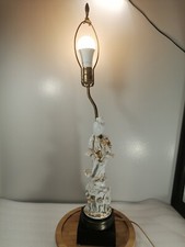 Table lamp made from an