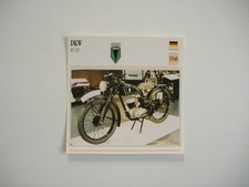 fiche moto DKW RT 125 -1940