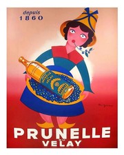 Affiche vintage Prunelle du
