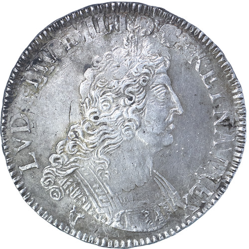 Louis xiv écu - louis, réformé