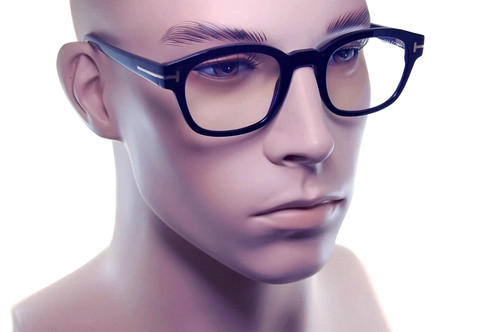 Tom ford bleu bloc lunettes - ford,