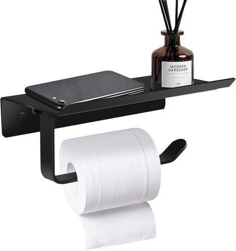 Porte papier toilette noir - toilette,