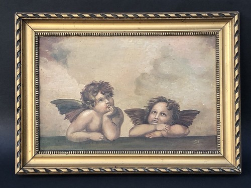 Superbe ancien tableau - ancien, xixe