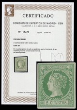 Espagne 51 1860/1861 Isabelle II MH