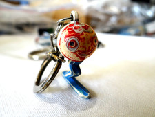 porte cles SCHUSS Mascotte JP Jeux Olympiques hiver Grenoble 1968 sport ski