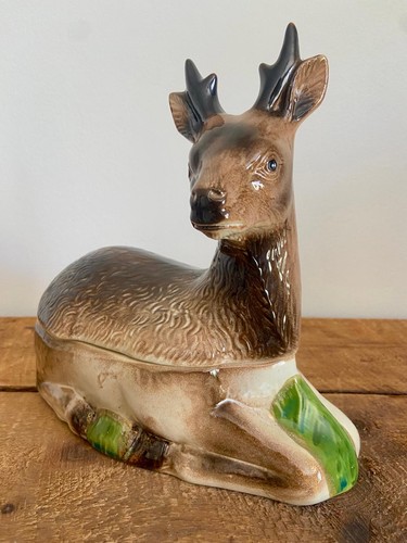 Vintage french deer terrine - deer,