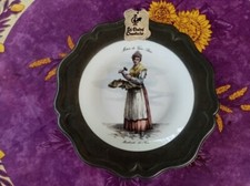 Assiette haute porcelaine - porcelaine, du