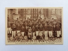 cpa Rare POITIERS (Vienne) Fanfare Band Musique UNION des CLAIRONS TAMBOURS