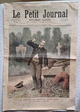 C1 Petit Journal LE SUICIDE DU GENERAL BOULANGER 1891 Port Inclus