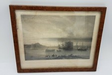 Gravure encadrée sous verre