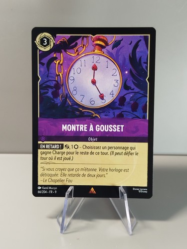 Carte lorcana chapitre 9 - carte,