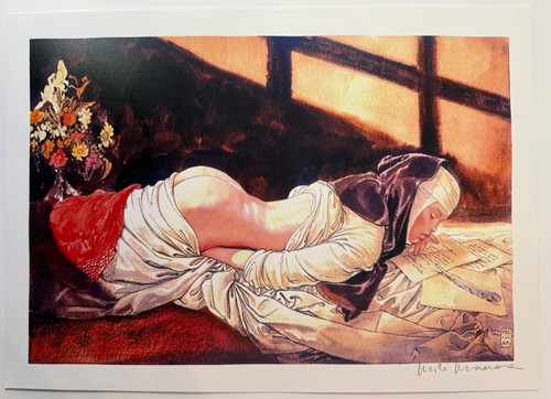 Manara tirage imprimé signé - imprimé,