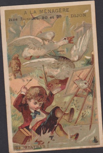 Chromo ancien publicitaire - ancien, a