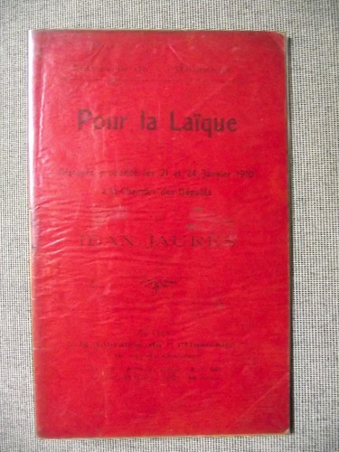 Jean jaurès pour laïque - pour, la