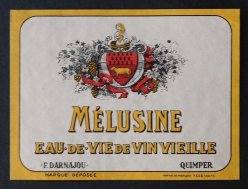 Ancienne étiquette vin