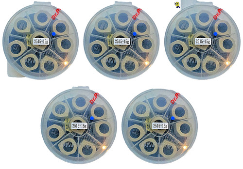 Galets ovoides pulley - dr, 15g