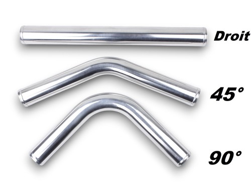 Tube aluminium droit coude - droit,