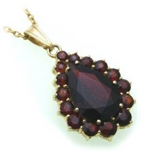 Pendentif En Grenat Véritable
