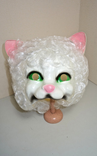 Masque chat blanc adulte - masque,