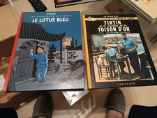 Lot de 9 livres tintin