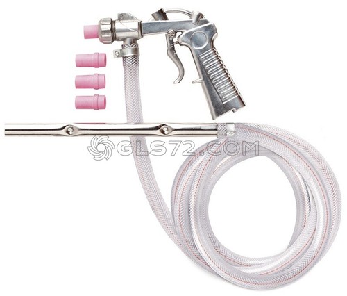 Pistolet sablage avec 4 - pistolet,