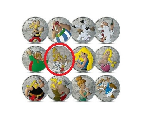 Mini médaille asterix - mini-médaille,