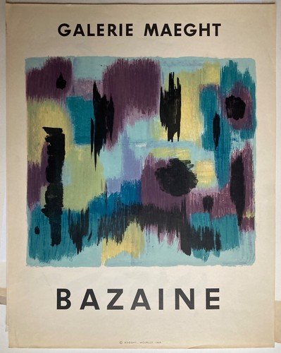 Jean bazaine affiche - affiche, originale