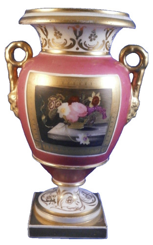 Vase porcelaine anglaise rose - anglaise,