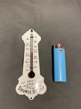 Ancien Thermomètre Émaillée