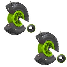 Roues de brouettes résistant à la perforation Roue de rechange 2x 260x85mm