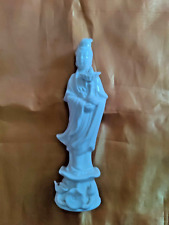 GUANYIN ancienne statuette porcelaine blanc de Chine, déesse  Guanyin au sceptre