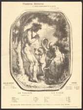 Programme. Théâtre Antoine. 3ème soirée d'avant-garde. 1898. Louis Anquetin