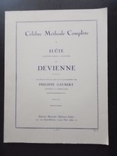 Partition - DEVIENNE - CELEBRE METHODE DE FLUTE - PREMIERE PARTIE