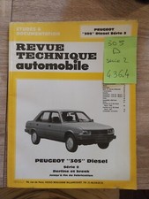 Revue technique PEUGEOT 305 DIESEL SERIE 2 GLD SRD 1.9 Diesel BREAK BERLINE