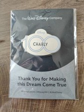 NAME TAG DISNEY DISNEYLAND PARIS EURODISNEY 100 ANS COLLECTION Charly