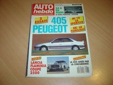 Auto hebdo N°578 405 Mi 16.24 heures du Mans