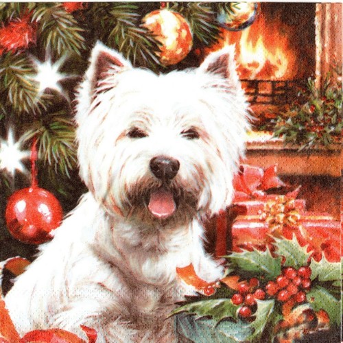 Serviettes papier noël - serviettes,