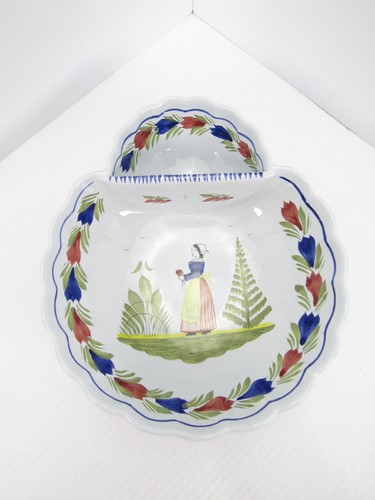 Henriot quimper dip bowl - hb,