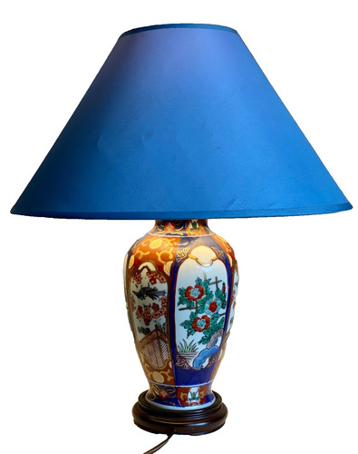 Lampe porcelaine imari - lampe,