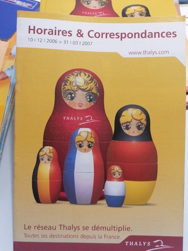 Sncf guide horaires thalys - guide,