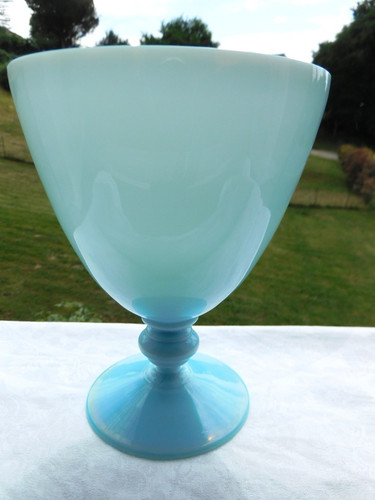 Coupe opaline bleu 14 - coupe, 14,5
