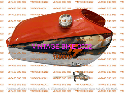 Yamaha 500 chrome orange - yamaha,