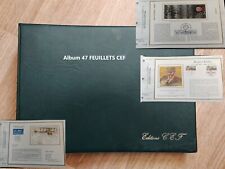 ALBUM +47 Documents Philatéliques CEF sur Soie n° 706 à 753 dont