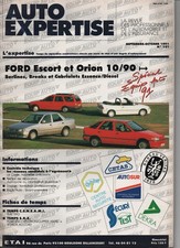 Revue Technique expertise Ford Escort Orion berline cabriolet break clipper 1991