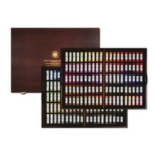 Pastels tendres faits main Mungyo Gallery MPHM-200W, boîte en bois de 200...