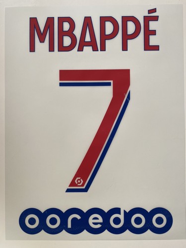 Flocage officiel psg - psg, mbappé