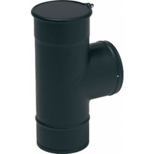 Té équerre acier émail noir